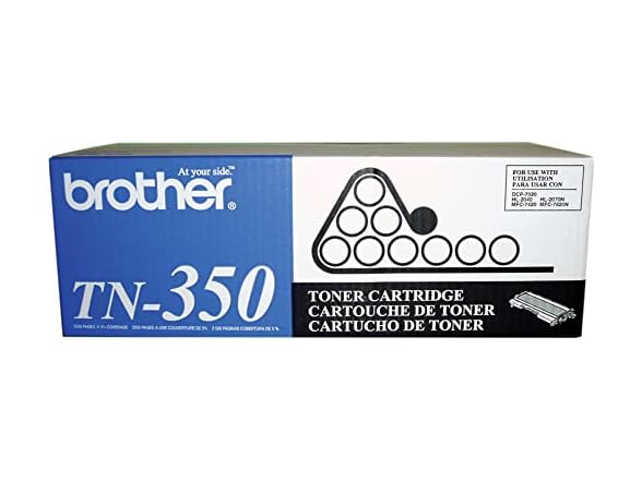 Brother Genuine Black Toner Cartridge, TN350
