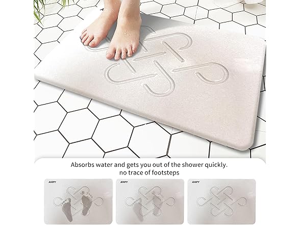 AHIFY Diatomite Stone Bath Mat