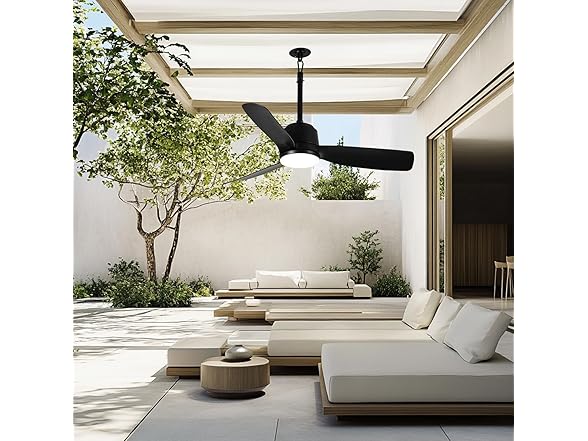 SUTEFAN 44'' Dimmable Outdoor Ceiling Fan - Gallery 8