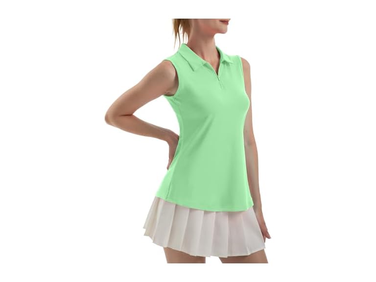 Fkeep Women (XS) Sleeveless Polo Golf Dry T-Shirts - Gallery 40
