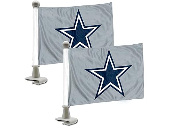 FANMATS NFL Cowboys Ambassador Car Flags