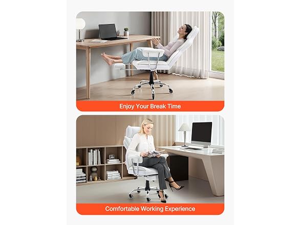 VEVOR Reclining Office Chair with