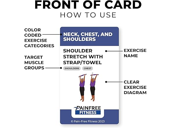 Pain-Free Fitness (30+ Cards) Gentle