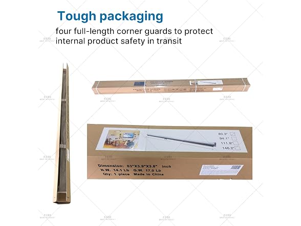 ProHT 84" Manual Projection Screen