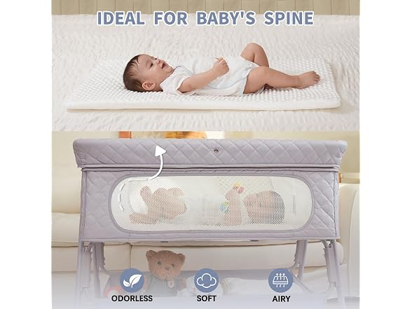 Kiniew 2 in 1 Bassinet Bedside Sleeper