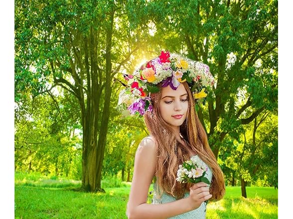 Green Forest Photo Backdrops 10x10ft