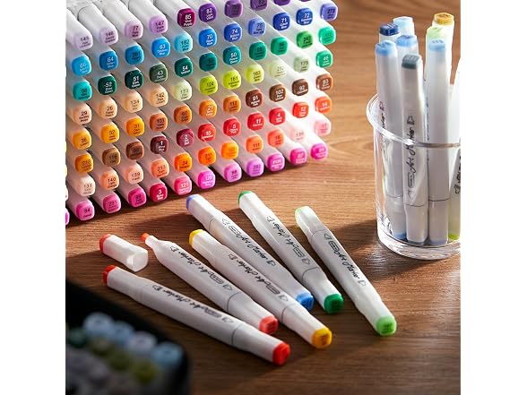 Lineon 172-Color Alcohol Art Markers