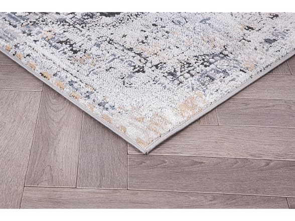 L'Baiet Anna Grey Oriental 2x6 Runner Rug