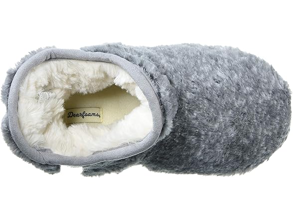 Dearfoams Kids Furry Bootie Slipper