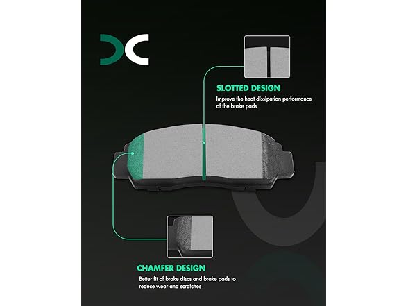 SCITOO ATD787C,D787-7656 Front Brake Pads