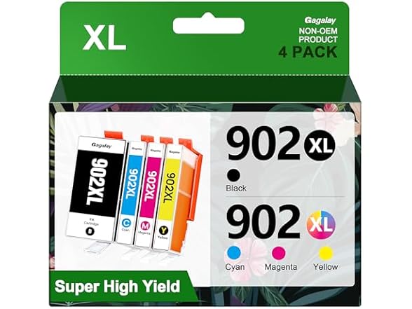 902XL Ink Cartridges for HP Printers