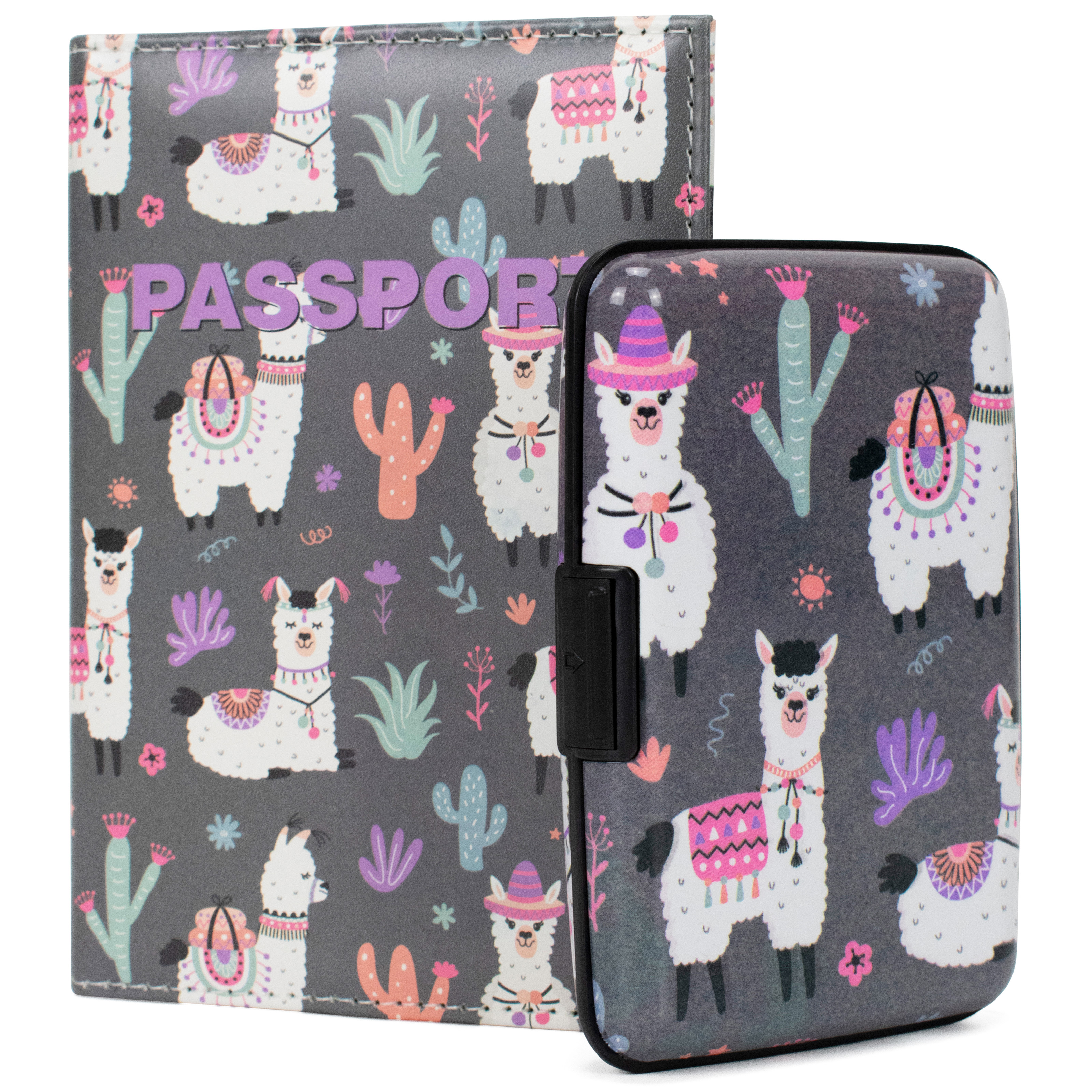 RFID Wallet & Passport Cover Set - Gallery 32