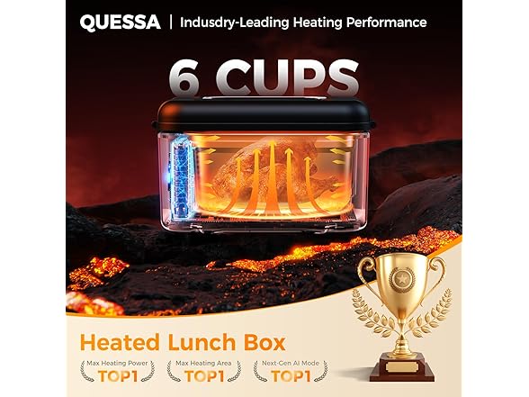 Quessa Cordless Heated Lunch Box