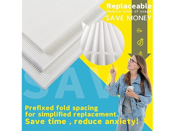 OlitAir 8 Pack Replaceable Filter Media