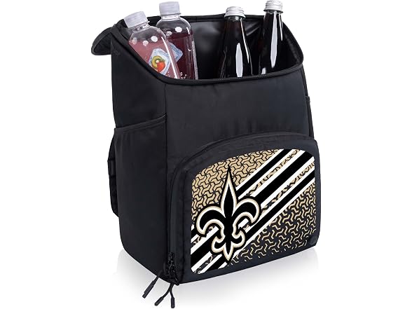 PICNIC TIME NFL New Orleans Saints PTX 2.0 Tarana Upcycled Cooler
