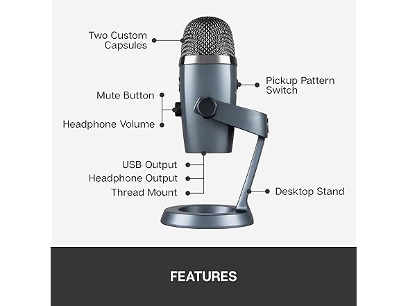 Logitech Blue Yeti Nano USB Microphone