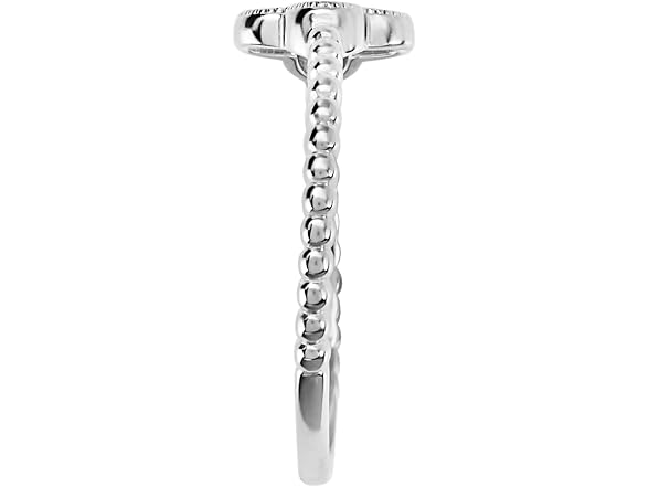 Amazon Essentials Silver Clover Ring