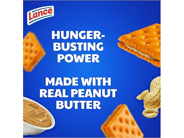 20PK Lance Sandwich Crackers, ToastChee Peanut Butter