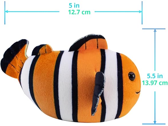 zhuzhu Aquarium Blue Shark and Clown Fish