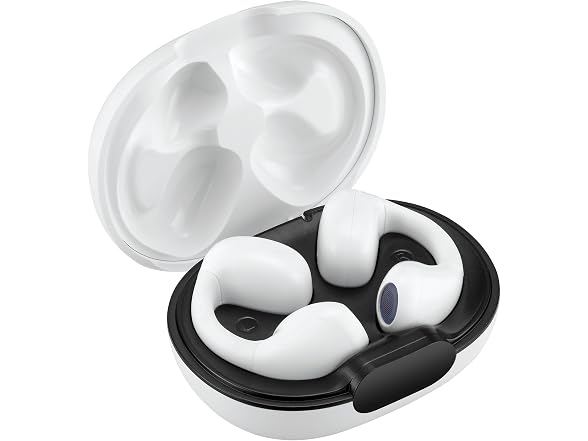 iLive Wireless Open-Ear Clip Earbuds White