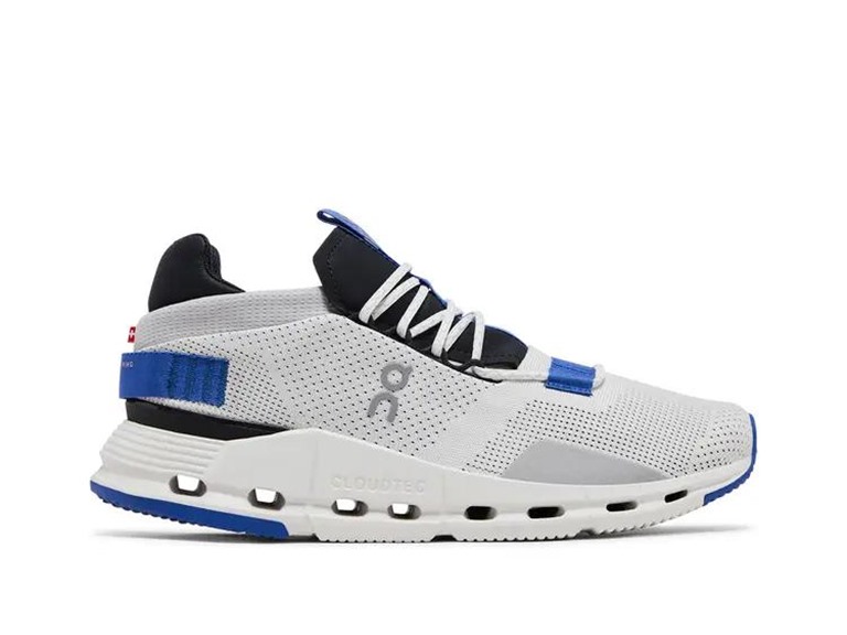 On Running Cloudnova Women's Shoes White/Cobalt Size 9.5