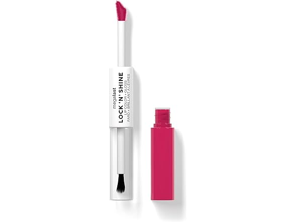 wet n wild Megalast Lock 'N' Shine Lip Color + Gloss Lipstick Irresistable