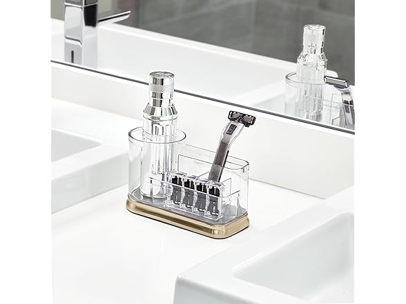 iDesign Divided Vanity Organizer for Bathroom