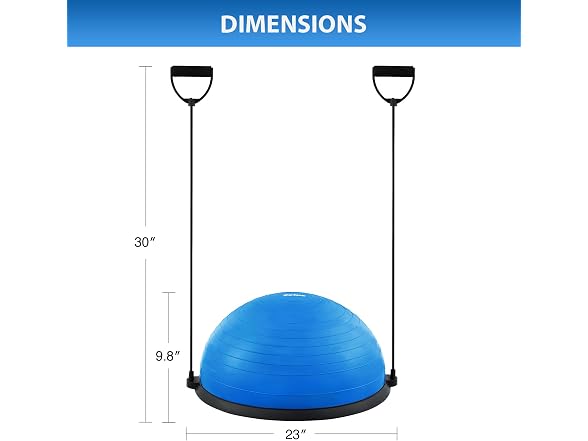 ZELUS 23in. Balance Ball and 55cm Yoga Ball