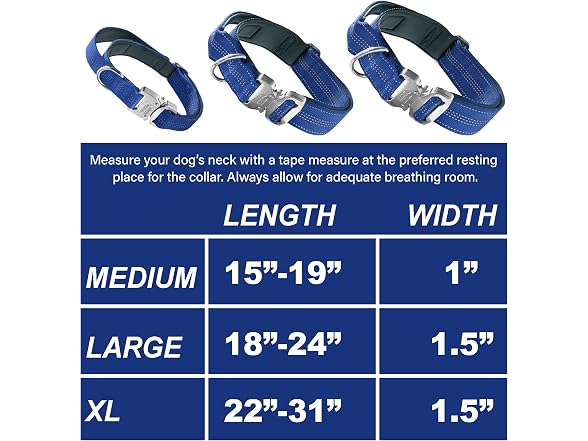 Black Rhino - Tactical Dog Collar Ultra-Soft Neoprene