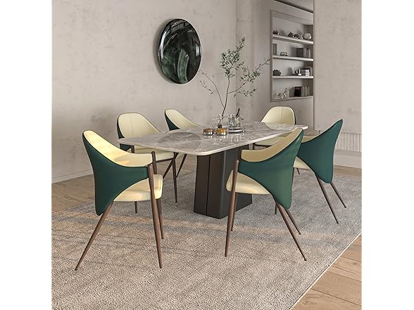 LeisureMod Sante Leather Chair