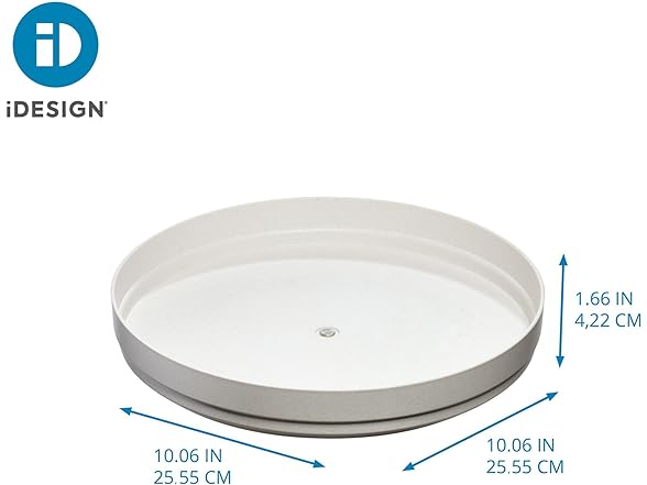 iDesign Recycled Plastic Lazy Susan