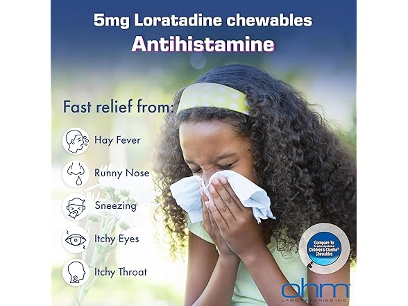 Ohm Kids Allergy Medicine, 30ct