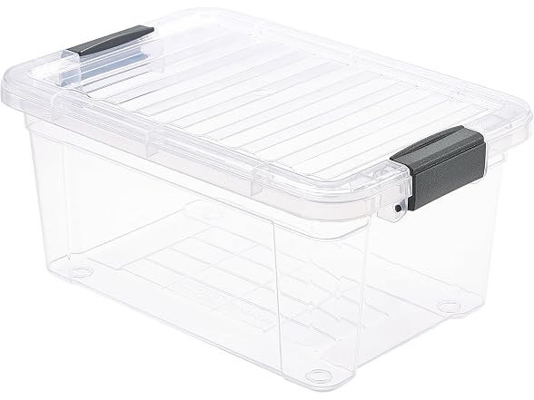 Simplify 3 Piece 3.2LT Clear Storage Container Set