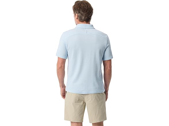 Bass Outdoor Men Short Sleeve Textured Polo Shirt