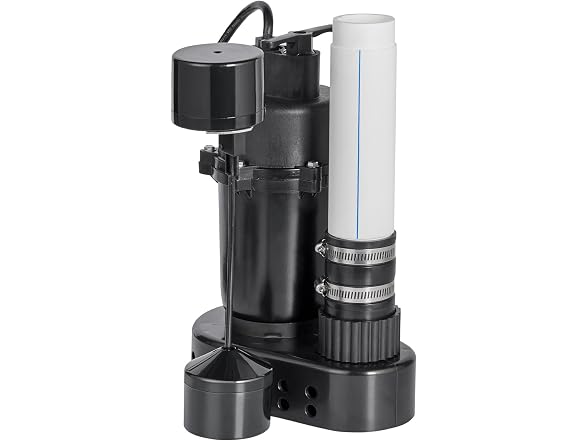 VEVOR Utility Sump Pump, 1/2 HP, 120-Volt,