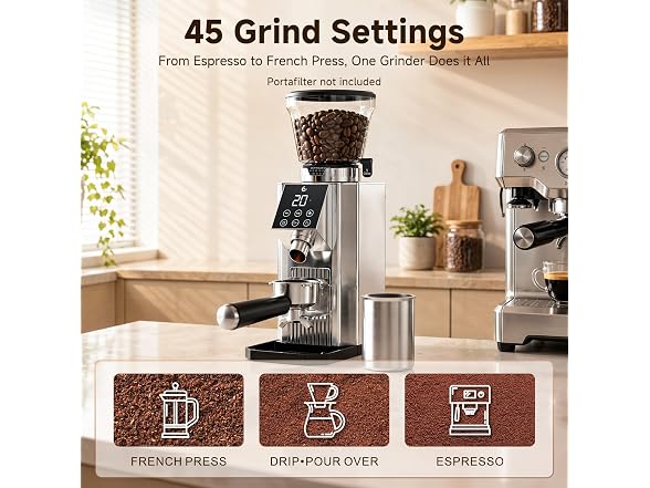 Electric Conical Burr Coffee Grinder