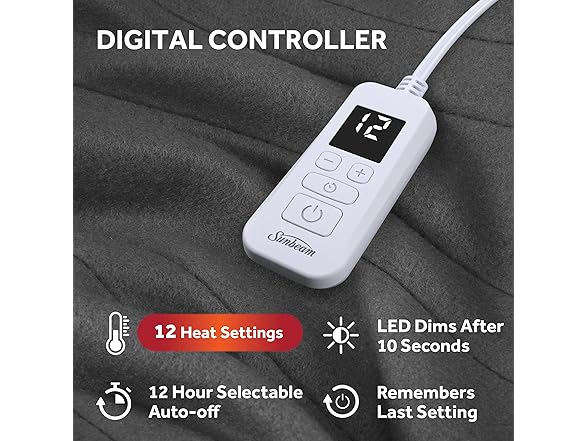 Sunbeam Royal Ultra Heated Blanket Full