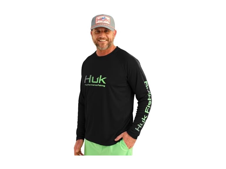 HUK Men's Standard Pursuit Vented Long Sleeve 30 UPF Fishing Shirt