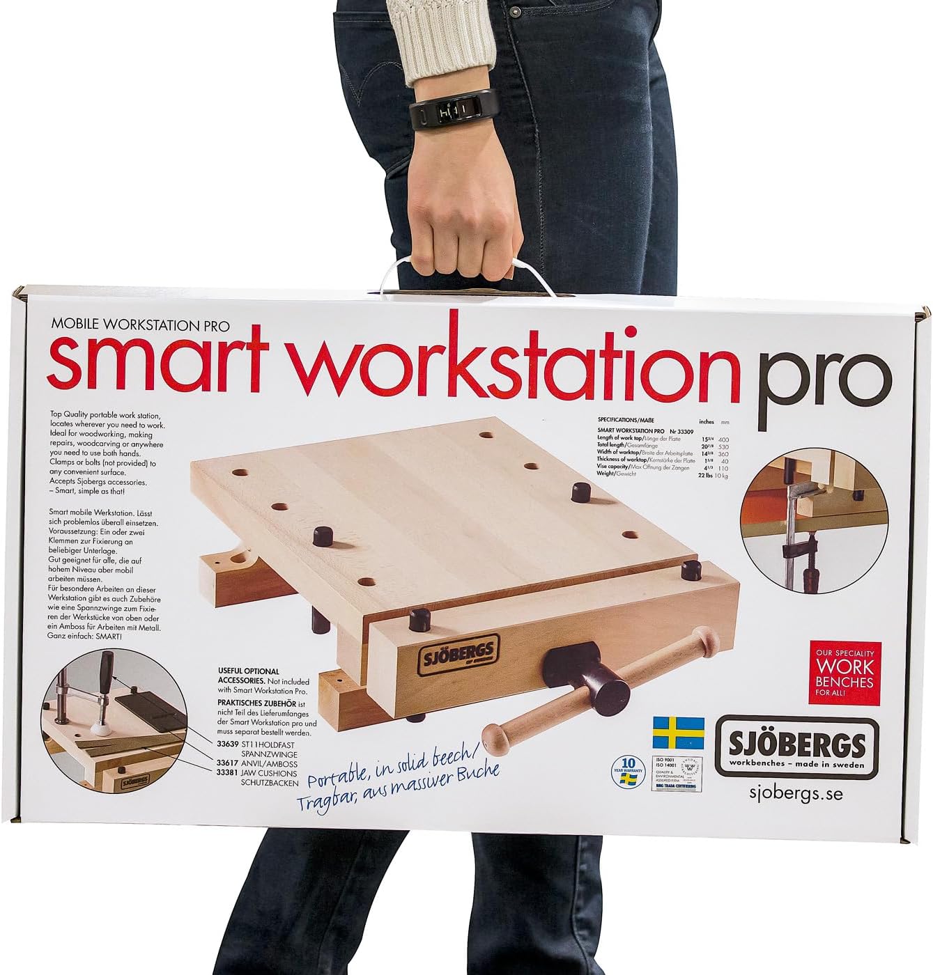 Sjöbergs Smart Workstation Pro Vise Top SJO-66690K - Gallery 9