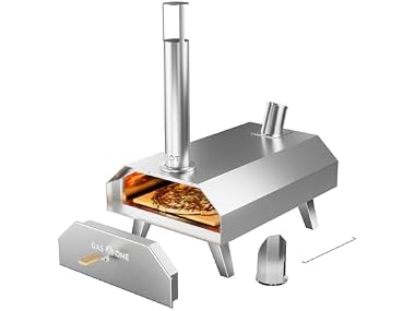 $54.99, Was $99.99, 45% Off! GasOne Wood Pellet 12” Pizza Oven dealfomo