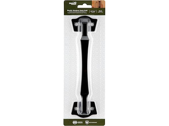 National Hardware N166-027 Black Gate Pull