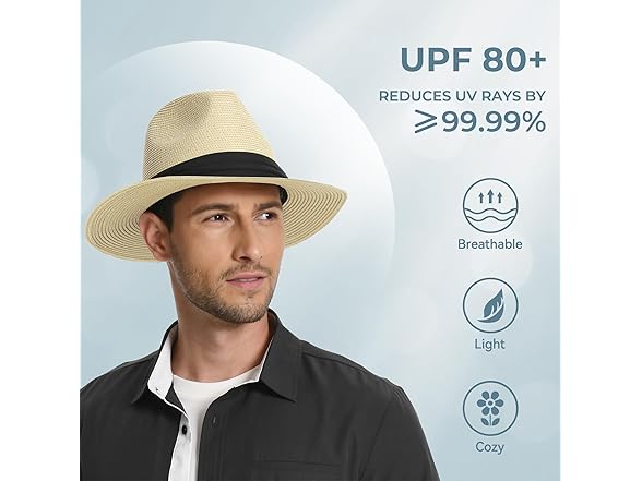 SAJUZEN Straw Sun Hat