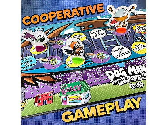 Dog Man Twenty Thousand Fleas Under the Sea Board Game