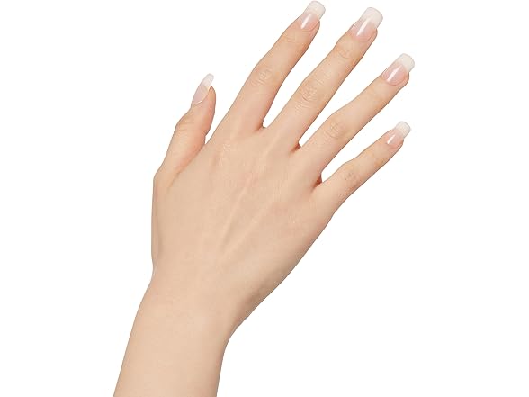 KISS Salon Acrylic Press On Nails, Nude