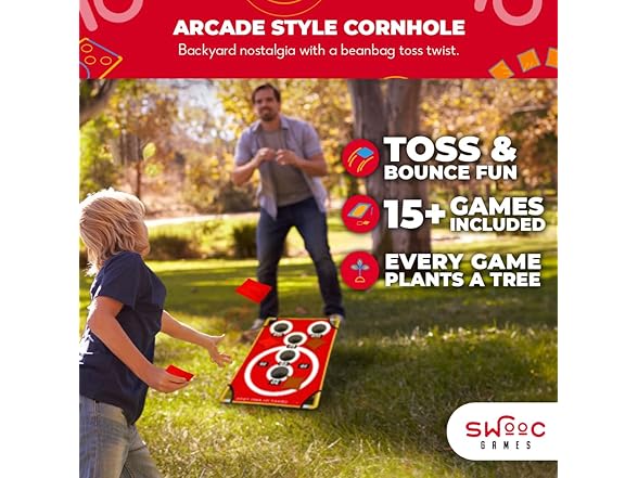 Coney Island Toss Cornhole Game Set