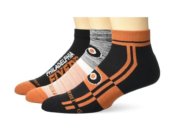For Bare Feet NHL Stripe Stack Ankle Sock