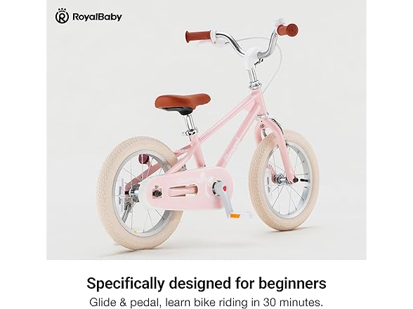 RoyalBaby EZ Kids 14 Inch Balance to Pedal Bike
