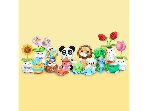 yes.Sister DIY Crochet Kit Set of 2 Owls