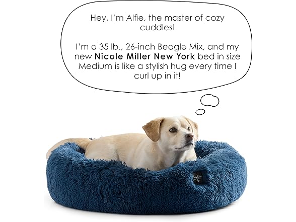 Nicole Miller New York PET Donut Pet Bed