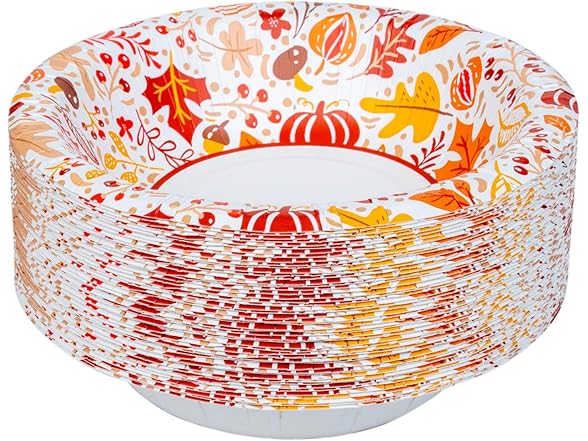 Glad Glad Everyday Disposable Paper Bowls wit